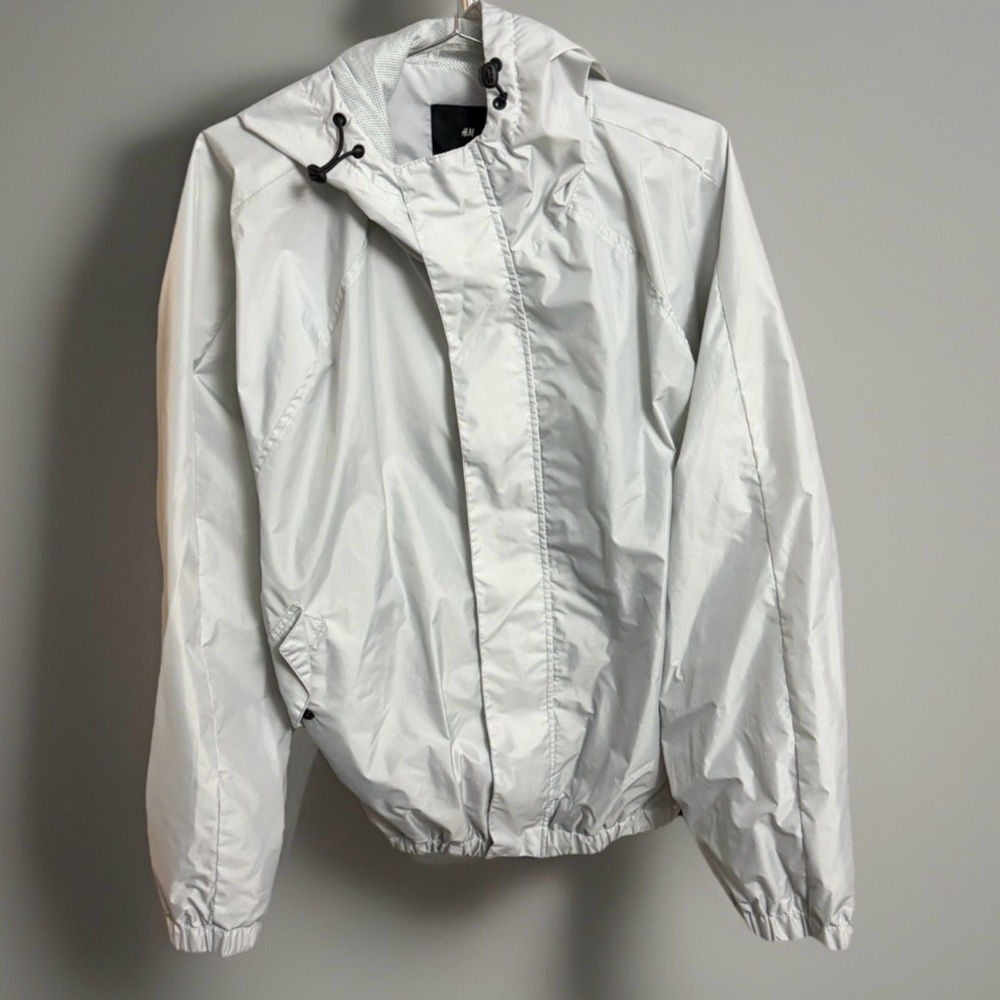 H&M Men's Light Gray Windbreaker